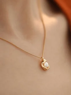 COMMENSE en Decor Pearl Pendant Necklace* Necklaces|Accessories