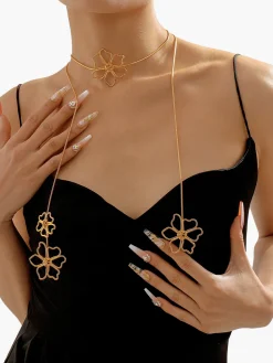 COMMENSE en Floral Drop Necklace* Necklaces|Accessories