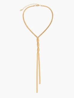 COMMENSE en Snake Chain Twist Tassel Necklace* Necklaces|Accessories