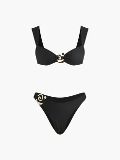 COMMENSE Golden Spiral Bikini Set* Swimwear|Tops