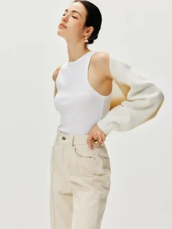 COMMENSE Gradient Knit Outerwear* Sweater Tops|Outerwear