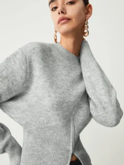 COMMENSE Half Zip Fuzzy Sweater* Sweater Tops|Sweaters & Cardigans