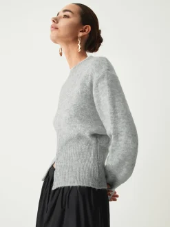 COMMENSE Half Zip Fuzzy Sweater* Sweater Tops|Sweaters & Cardigans