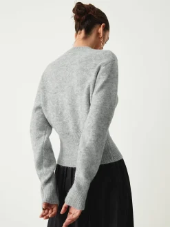 COMMENSE Half Zip Fuzzy Sweater* Sweater Tops|Sweaters & Cardigans
