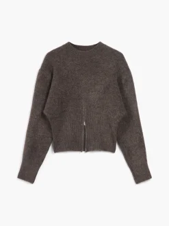 COMMENSE Half Zip Fuzzy Sweater* Sweater Tops|Sweaters & Cardigans