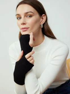 COMMENSE Half-Finger Knit Gloves* Accessories|Knitwear