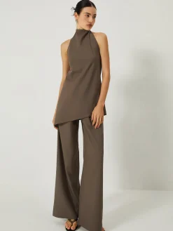 COMMENSE Halter Backless Top With Long Pants Set* Pants Sets|Matching Sets