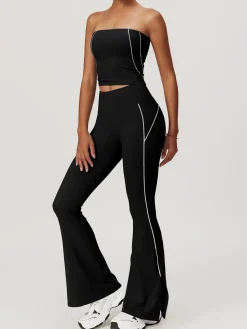 COMMENSE High Waist Hip-Lifting Flare Leggings* Activewear