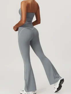 COMMENSE High Waist Hip-Lifting Flare Leggings* Activewear
