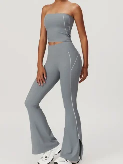 COMMENSE High Waist Hip-Lifting Flare Leggings* Activewear