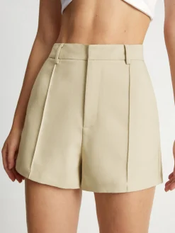 COMMENSE High Waisted Mini Trouser Shorts* Shorts|Bottoms