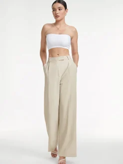 COMMENSE High Waisted Relaxed Fit Wide Leg Dress Pants* Wide Leg|Pants