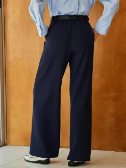 COMMENSE High-Waist Belted Long Pants* Pants|Matching Sets