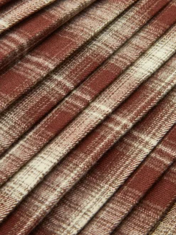 COMMENSE High-Waist Checked Pleated Skirt* Skirts|Bottoms