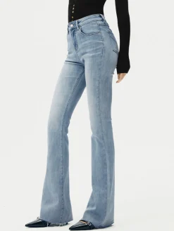 COMMENSE High-Waist Denim Bootcut Jeans* Jeans|Pants