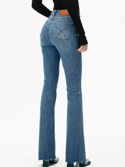 COMMENSE High-Waist Denim Bootcut Jeans* Jeans|Pants