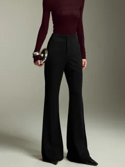 COMMENSE High-Waist Jersey Bootcut Pants* Pants|Bottoms