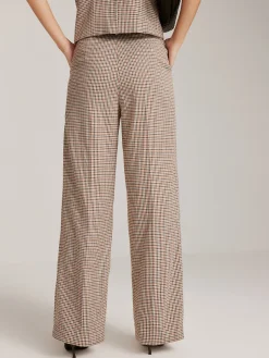 COMMENSE High-Waist Plaid Belted Pants* Pants|Matching Sets