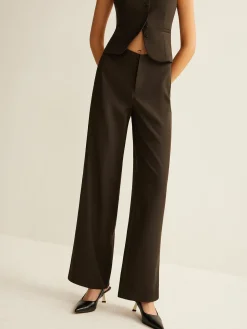 COMMENSE High-Waist Straight Pants* Pants|Matching Sets