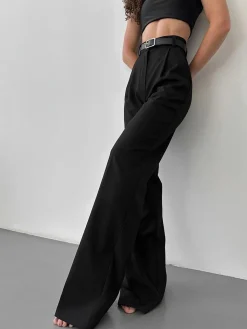 COMMENSE High-Waist Wide Leg Pants* Wide Leg|Pants