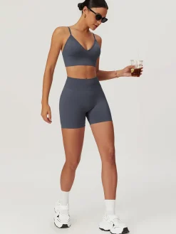 COMMENSE Hip-Lifting Yoga Shorts Set* Shorts|Activewear