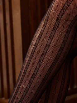 COMMENSE Hollow Floral Tights* Accessories