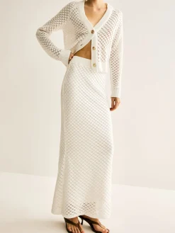 COMMENSE Hollow Lined Maxi Skirt Set* Skirt Sets|Long Sleeve Sets