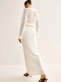 COMMENSE Hollow Lined Maxi Skirt Set* Skirt Sets|Long Sleeve Sets