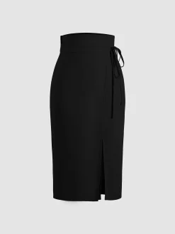 COMMENSE Isla Ivory Midi Skirt* Skirts|Bottoms