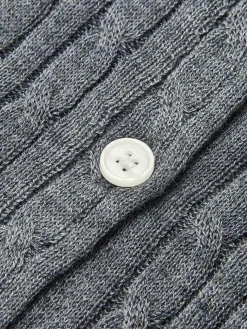 COMMENSE Jacquard Cable Knit Cardigan* Cardigans|Sweaters & Cardigans