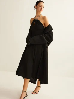 COMMENSE Keyhole Neckline Sleeveless Halter Dress* Dresses