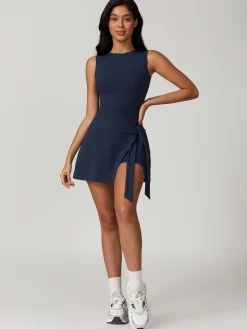 COMMENSE Knotted 2 in 1 Active Dress* Activewear|Dresses