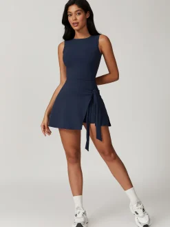 COMMENSE Knotted 2 in 1 Active Dress* Activewear|Dresses