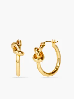 COMMENSE Knotted Hoop Earrings* Earrings|Accessories