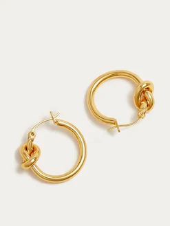 COMMENSE Knotted Hoop Earrings* Earrings|Accessories
