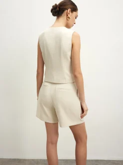 COMMENSE Knotted Sleeveless Shorts Set* Shorts Sets|Shorts