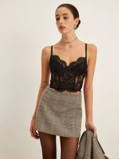 COMMENSE Lace Crop Cami Top* Crop Tops|Tops