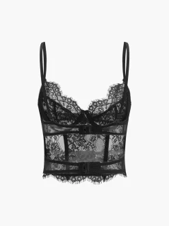 COMMENSE Lace Crop Cami Top* Crop Tops|Tops