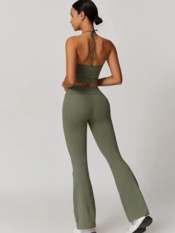 COMMENSE Lace Up Active Pants Set* Activewear