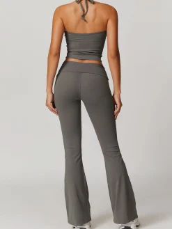 COMMENSE Lace Up Active Pants Set* Activewear