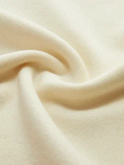 COMMENSE Lace Up Wrap Sweater Tube Dress* White Dresses|Sweater Dresses