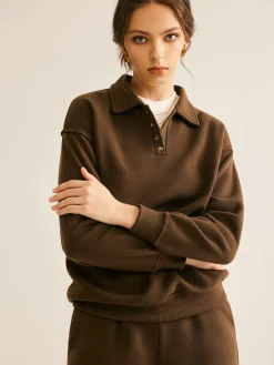 COMMENSE Lapel Plain Shorts Set* Matching Sets