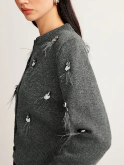 COMMENSE Leisure Button Sequins Cardigan* Cardigans|Sweaters & Cardigans