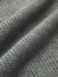 COMMENSE Leisure Contrast Collar Knit Top* Sweater Tops|Sweaters & Cardigans