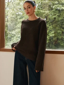 COMMENSE Leisure Cozy Draped Sweater* Sweater Tops|Sweaters & Cardigans