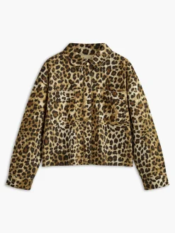 COMMENSE Leopard Breasted Polo Jacket* Outerwear|Jackets