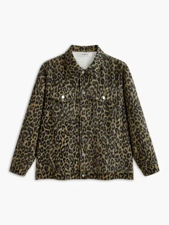 COMMENSE Leopard Printed Button Blazer* Blazers|Outerwear