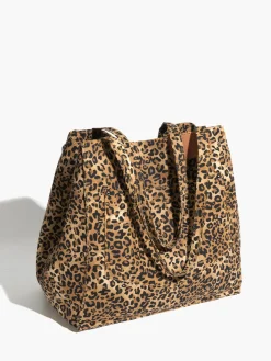 COMMENSE Leopard Printed Large Capacity Hobo Bag* Bags|Accessories