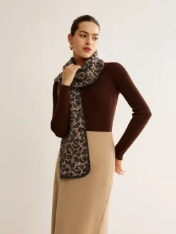 COMMENSE Leopard Printed Minky Scarf* Accessories