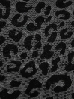 COMMENSE Leopard Printed Sheer T-Shirt* T-shirts|Tops